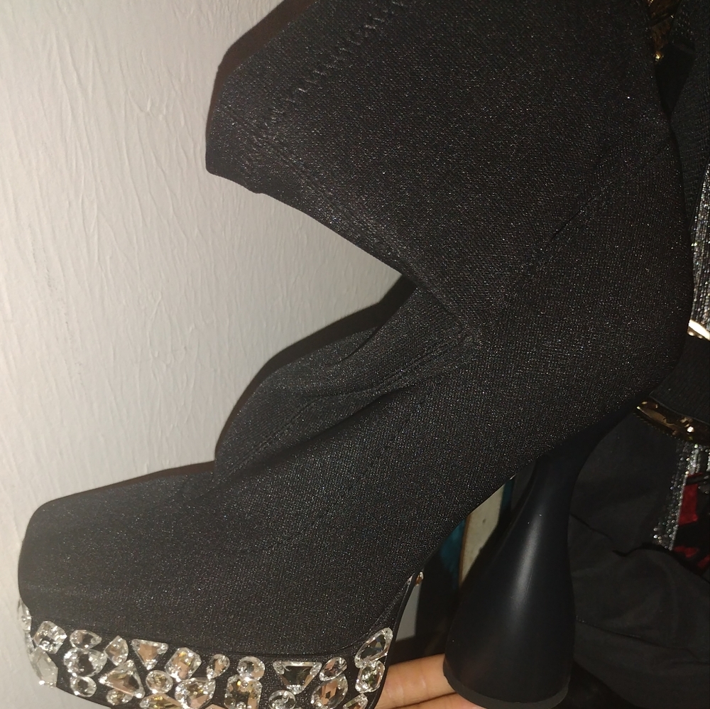 Jeweled Azalea Wang Boots